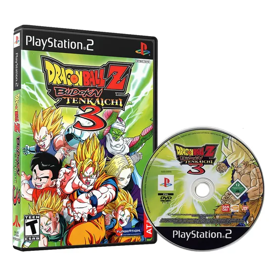 Jogo Dragon Ball Z: Budokai Tenkaichi 3  - Ps2 Mídia Física