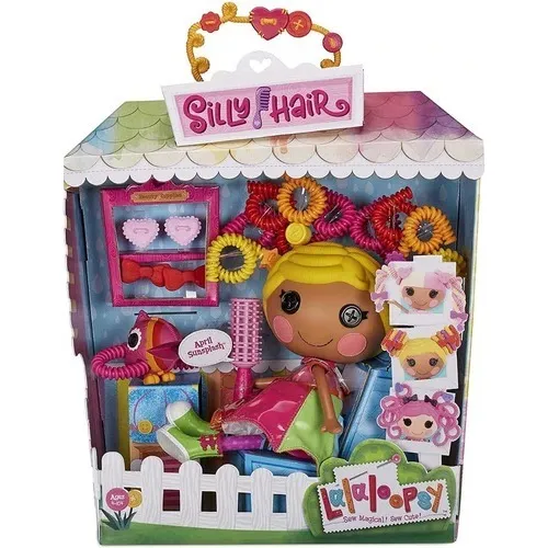 Lalaloopsy Muñeca April Sunsplas Silly Hair Cabello Loco