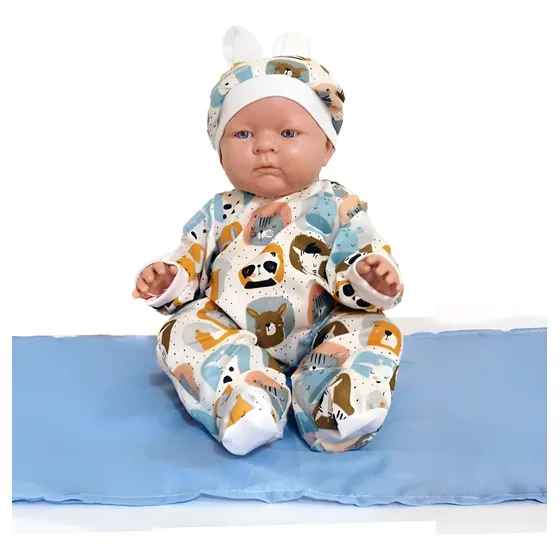 Bebe Reborn Bebote Real Muñeco 1 Kilo 45cm Cert Nacimiento