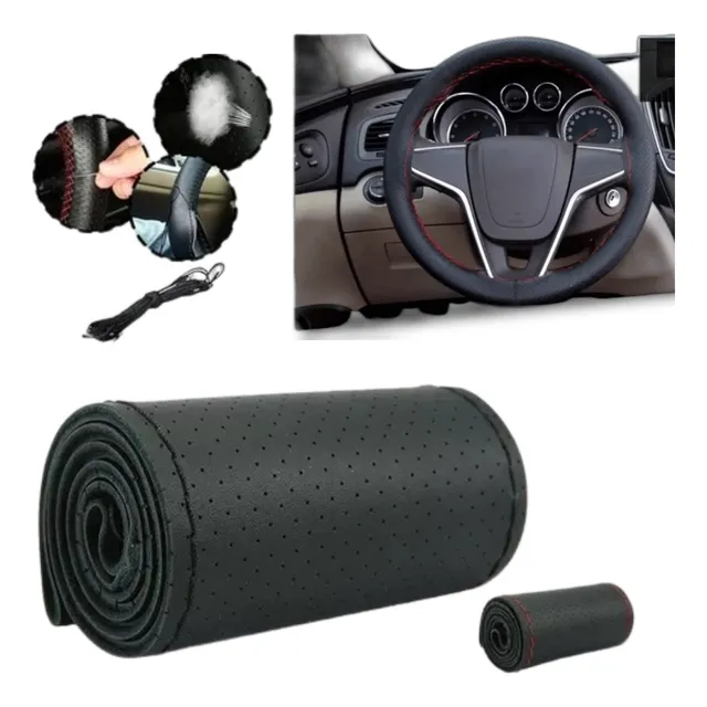 Cubre Volante Micro Perforado Eco Cuero  (talle S Al M)