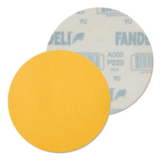 Lija De Disco 6  Grano 80 Con Velcro A080 Fandeli (50 Pzas)