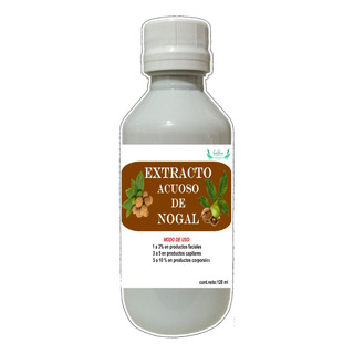 Extracto Acuoso De Nogal Uso Cosmetico 120 Ml. Extracto Acuoso De Nogal Uso Cosmetico 120 Ml.