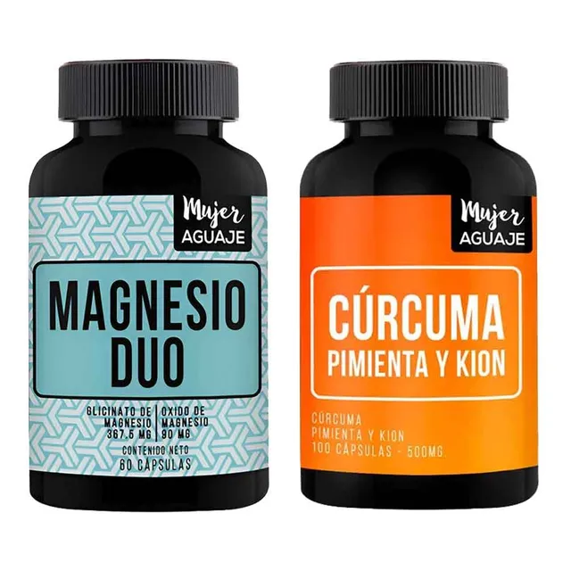 Magnesio Duo + Cúrcuma Cápsulas Mujer Aguaje