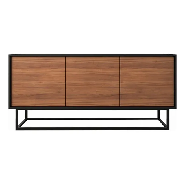 Consola De Tv Credenza Estilo Industrial Vintage