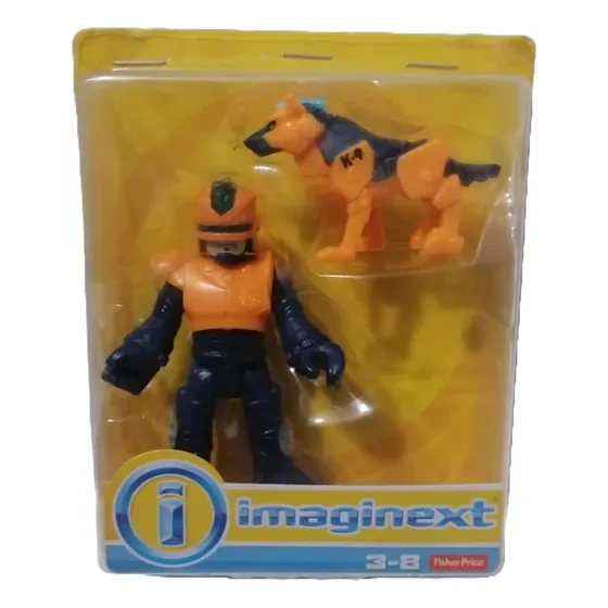 Fisher-price Imaginext Policia Con Perro K9 