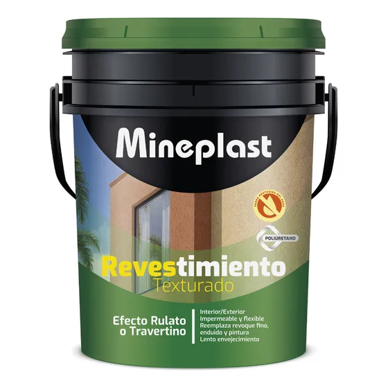 Revestimiento Texturado Mineplast 30kg Hueso