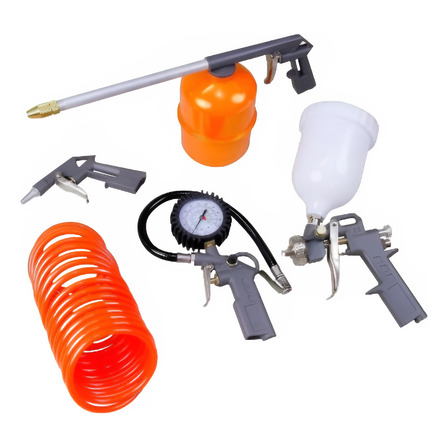 Kit De Pintura Com 5 Peças Compressor De Ar Fortgpro-fg8670 Kit De Pintura Com 5 Peças Compressor De Ar Fortgpro-fg8670
