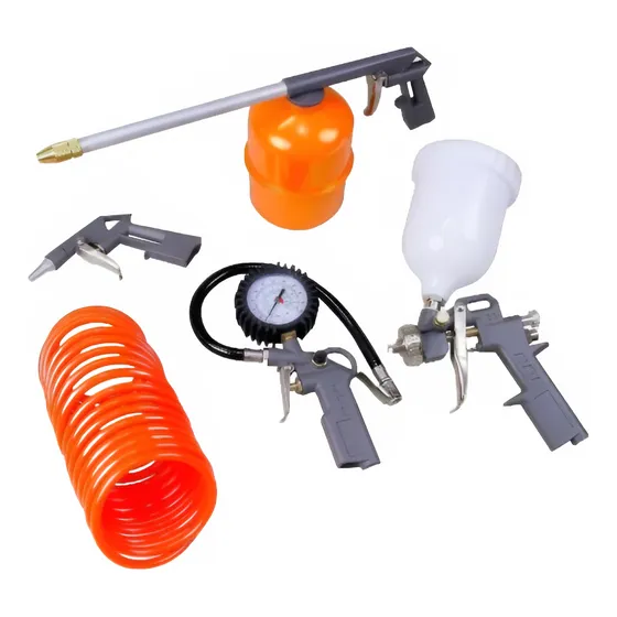 Kit De Pintura Com 5 Peças Compressor De Ar Fortgpro-fg8670