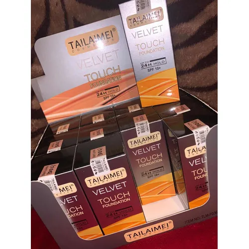 Maquillaje Tailaimei Alta Cobertura En Líquido 12 Pzas