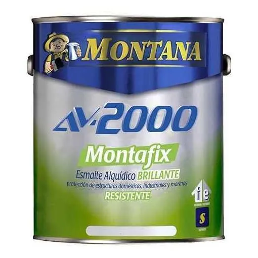 Pintura Aceite Brillante Blanco Av-2000 Montafix (cuartico)