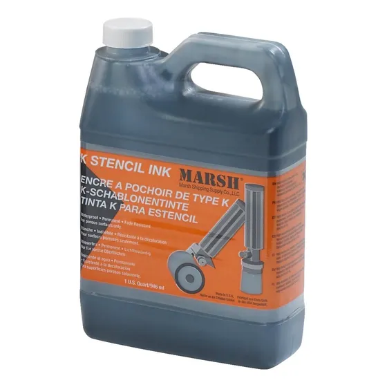 Tinta Negra De 946 Mililitros Para Marcas De Marsh K-1