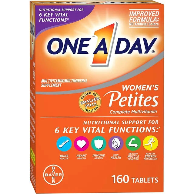 One A Day Women's Petites Bayer, 160 Tabletas