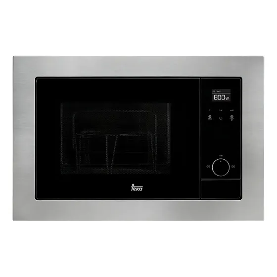 Horno De Microondas Grill Teka MS 620 BIS Acero Inoxidable Trim Empotrabale 20L Electrico