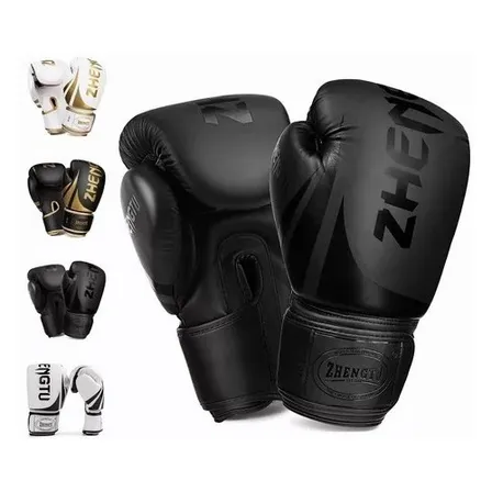 Guantes De Boxeo Profesional Boxing Alta Calidad Con Velcro