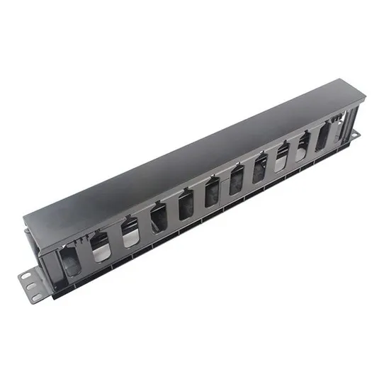 Organizador Horizontal 1u Frente Rack 19, Cablear, Plastico