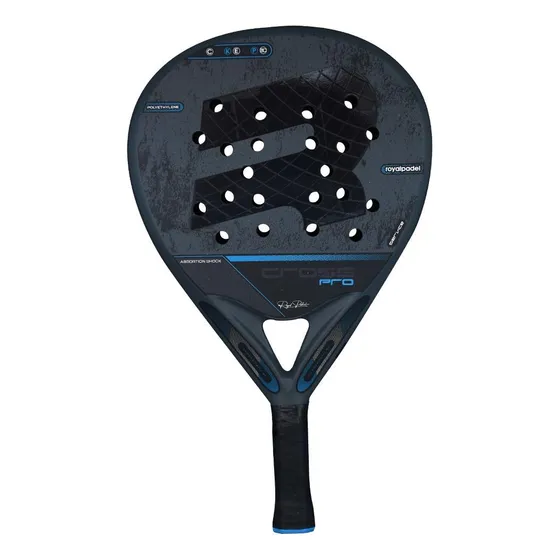Paleta De Pádel Royal Padel Cross Pro 2025 Oscura Gris Oscuro