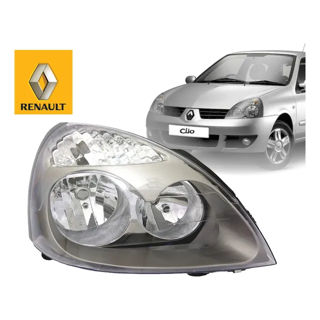 Faro Derecho (fondo Gris) Para Renault Clio O Symbol 2004