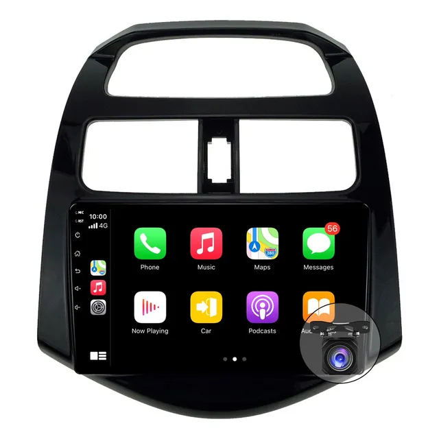 Para Cámara Gps Estéreo Chevrolet Spark 2011-2015 Con
