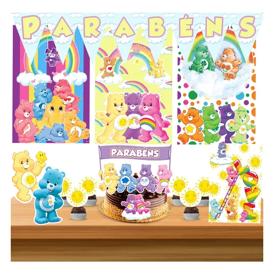 Kit Festa Ursinhos Carinhosos -só Um Bolinho 35pçs