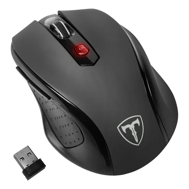 Mouse Inalámbrico Usb Dpi Ajustables Receptor Batería 