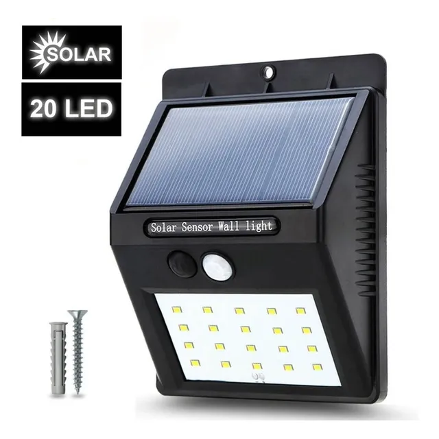 Luz Solar Led Para Exteriores, Lámpara Recargable Con Sensor