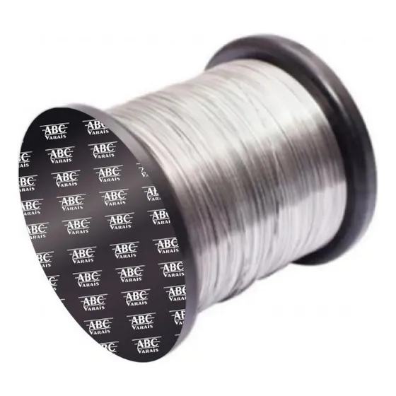 Bobina 100m Cabo De Aço Revestido Pvc Cristal 2,00 Mm Varal