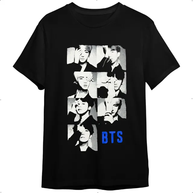 Camiseta Bts Integrantes Jin Suga J-hope Rap Monster Jimin V