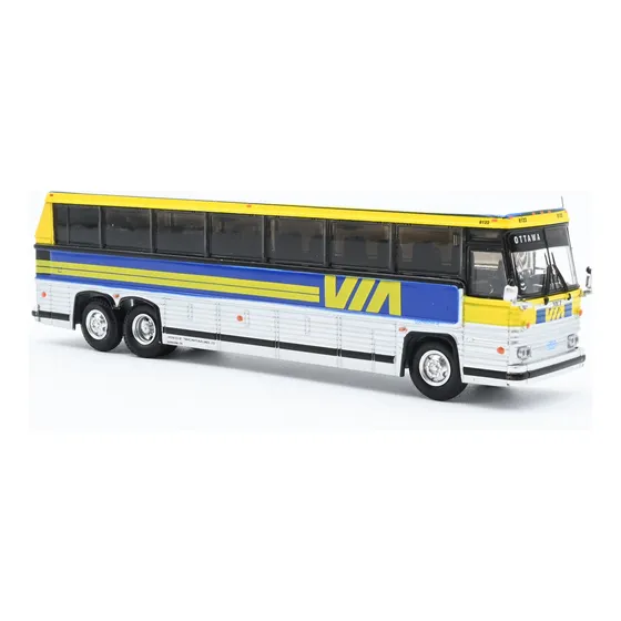 Autobús Escala 1/87 Mci Mc-9 Crusader Ii Via Rail 87-0230 Color Gris