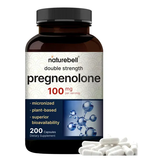 Suplemento Naturebell Pregnenolone 100 Mg 200 Cápsulas