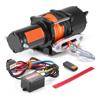 Winch Electrico 12v Dc Atv Off Road 4500lb Cuerda Sintética Winch Electrico 12v Dc Atv Off Road 4500lb Cuerda Sintética
