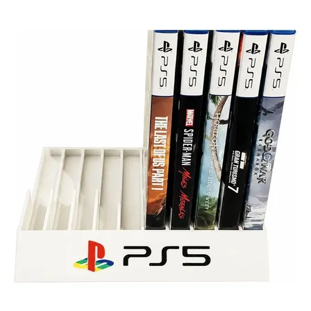 Suporte Case Compatível Com Playstation 5(ps5) Logo Colorido