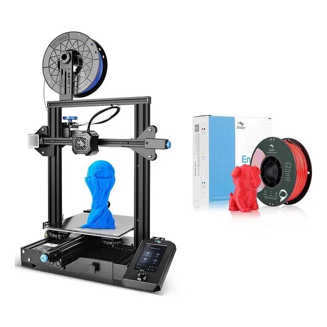 Creality Impresora 3d Ender 3v2 Plus 1 Filamento Pla Para In
