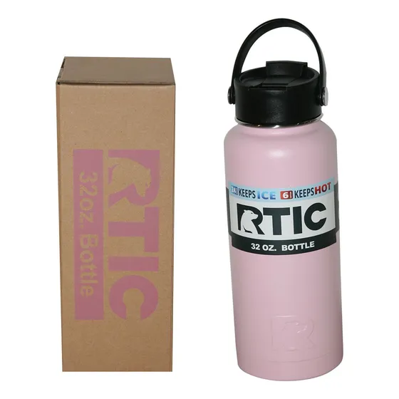 Termo / Cooler Rtic Flamingo Matte Con Tapa, 32oz