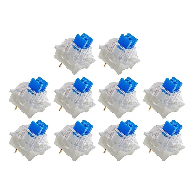 10 Switches Outemu Blue Repuesto Teclado Mecanico