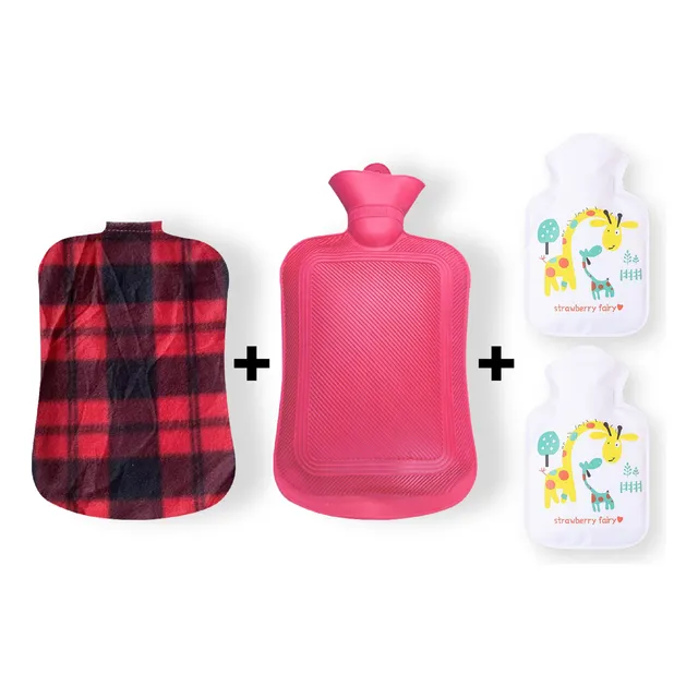 Bolsa Térmica Agua Caliente Fría + Forro + 2 Bolsas De 100ml