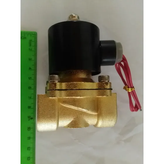 Valvula Solenoide 3/4 Gasoil Aire Agua Caliente 220v