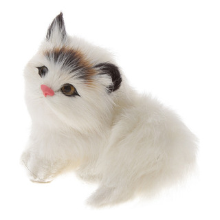 A Para J0yf Juguetes De Ornamento Realistas Gato Peludo A Para J0yf Juguetes De Ornamento Realistas Gato Peludo