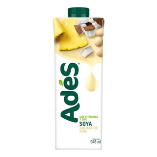 Alimento Bebida De Soya Ades Sabor Piña Coco 946 Ml Alimento Bebida De Soya Ades Sabor Piña Coco 946 Ml