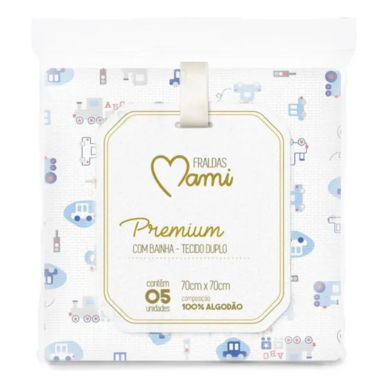 Fralda De Pano Tecido Duplo Premium Luxo Estampada Menino Gênero Meninos Tamanho 70cm X 70cm