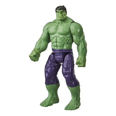 Figura de ação Marvel Hulk Vingadores Titan Hero Deluxe E7475 de Hasbro Avengers