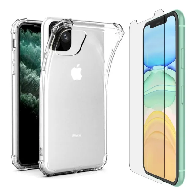 Funda Para iPhone 11 Protector Case Reforzado + Vidrio Hd 9h