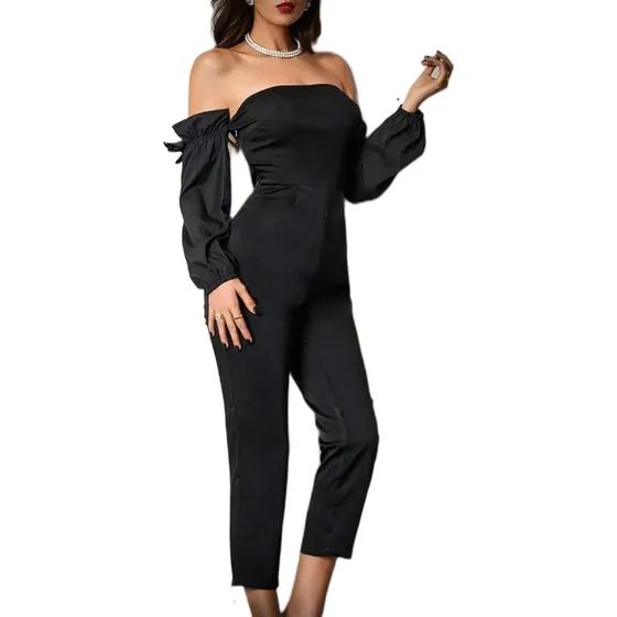 Vestido Dama Braga  Elegante Shein Shoulders Enterizo
