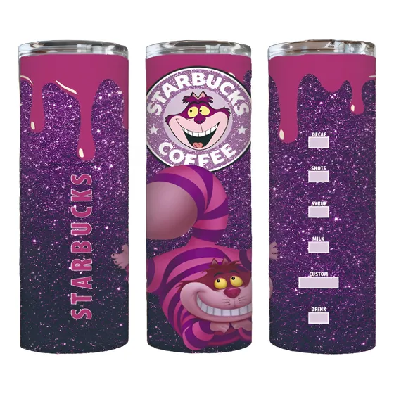 Termo Skinny Café 20 Oz - Starbucks Gato Rison Alicia Maravi