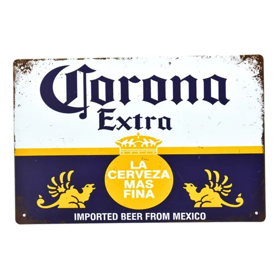 Poster Anuncio Cartel Placa Cerveza Corona Decoracion Bar