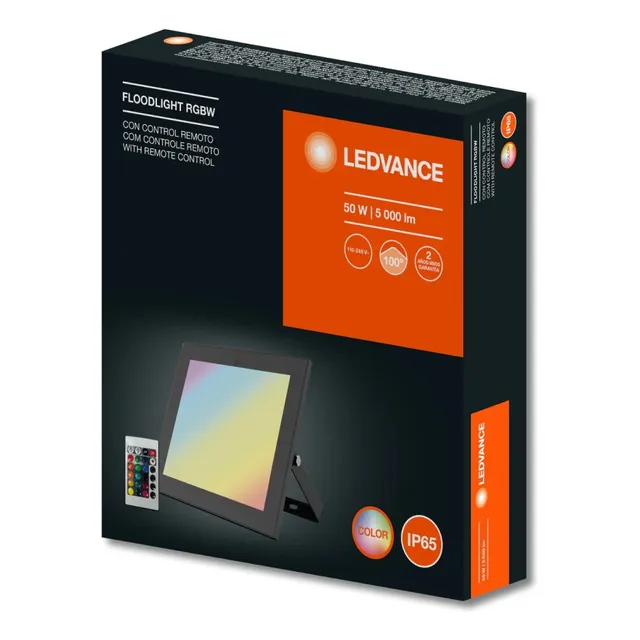 Reflector Led Floodlight Rgbw Rc 50w Ip65-ledvance