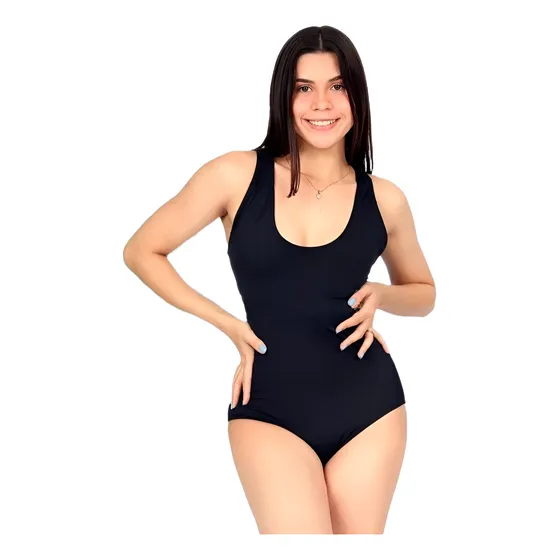 Ropa De Baño Natación Modelo Olímpico Para Mujer Filtro Uv