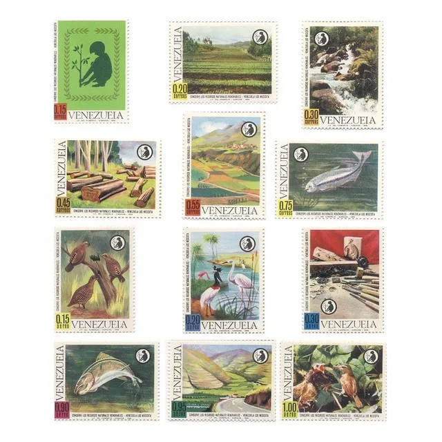 Estampillas Venezuela 1968 - Protección Recursos Naturales