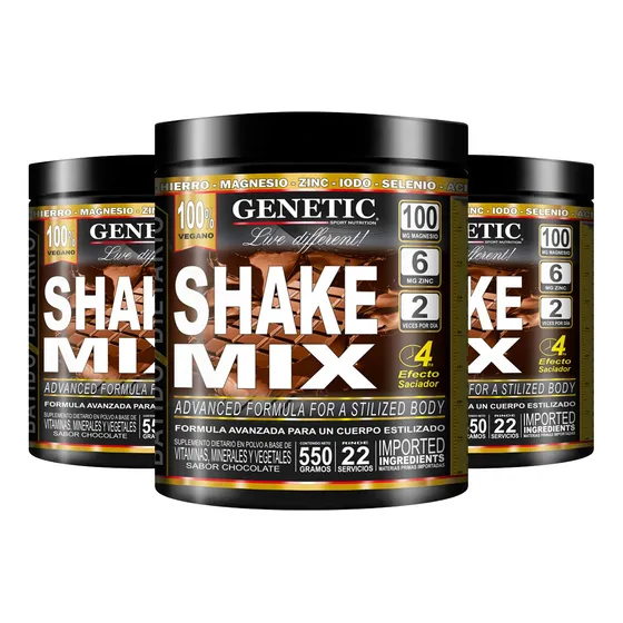 Batido Soja Vegano Shake Mix Dieta Reemplaza Comidas Genetic