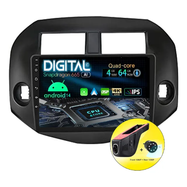 Radio Pantalla Android Toyota Rav4 2006/11