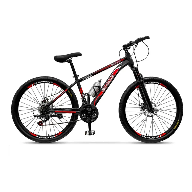 Bicicleta De Montaña Expert Renegade Rodado 26 Con 21 Cambios Shimano Frenos De Disco Y Accesorios